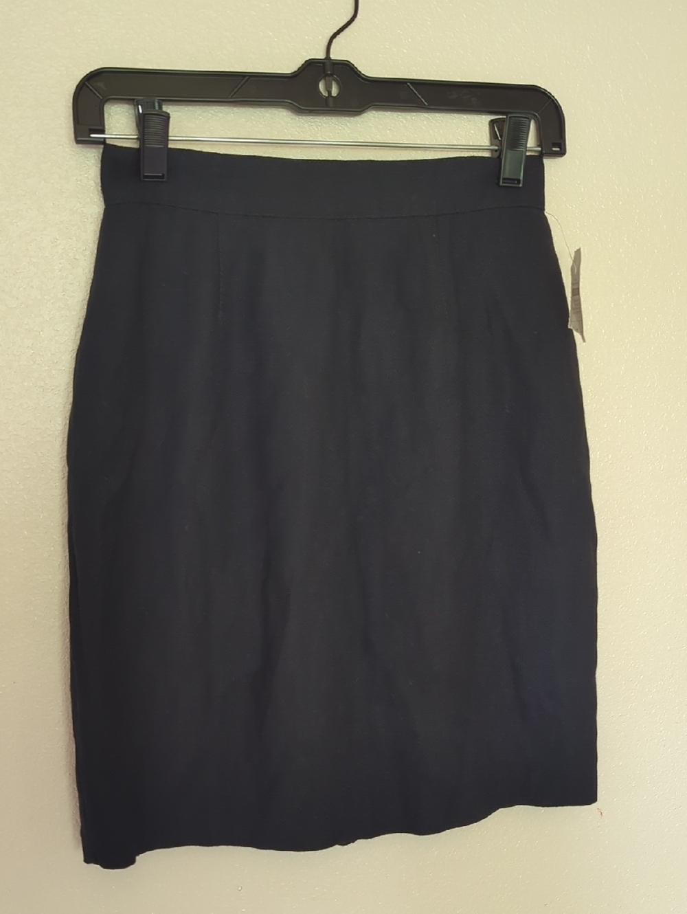 Vintage Tina Hagen Classic Black Pencil Skirt